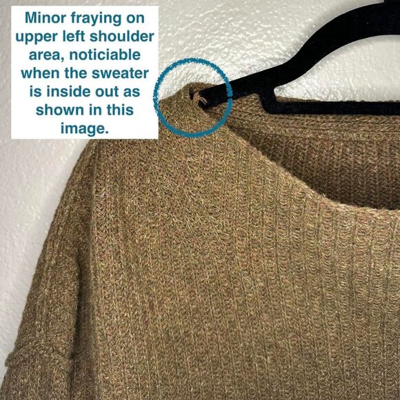 Brochu Walker Thandee Asymmetrical Wool Blend Sweater in Forest Green - Picture 7 of 8